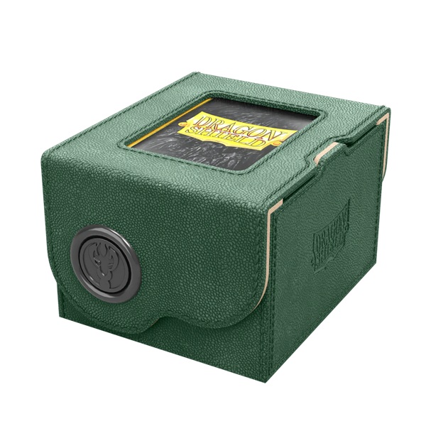 Dragon Shield: Dragon Lock System Dragon Box 150  Green   Sand Plads Til 150  Kort   Lommer Dragonshield  At-40823