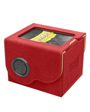 Dragon Shield: Dragon Lock System Dragon Box 100  Red   Lemon Plads Til 100  Kort   Lommer Dragonshield  At-40819