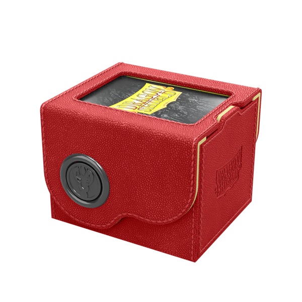 Dragon Shield: Dragon Lock System Dragon Box 100  Red   Lemon Plads Til 100  Kort   Lommer Dragonshield  At-40819