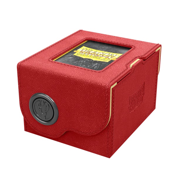 Dragon Shield: Dragon Lock System Dragon Box 150  Red   Lemon Plads Til 150  Kort   Lommer Dragonshield  At-40825