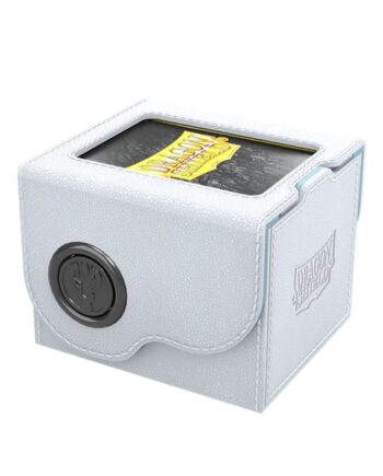 Dragon Shield: Dragon Lock System Dragon Box 100   White   Aqua Plads Til 100  Kort   Lommer Dragonshield  At-40821