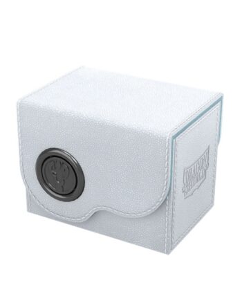 Dragon Shield: Dragon Lock System Dragon Box 80  White   Aqua Plads Til 80  Kort   Lommer Dragonshield  At-40815