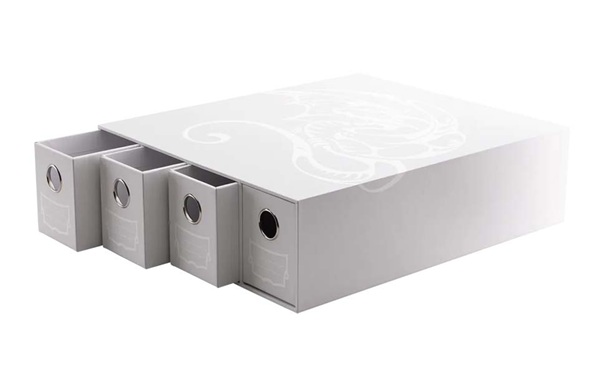 Dragon Shield Fortress Card Drawers: White  Dragonshield  At-33704
