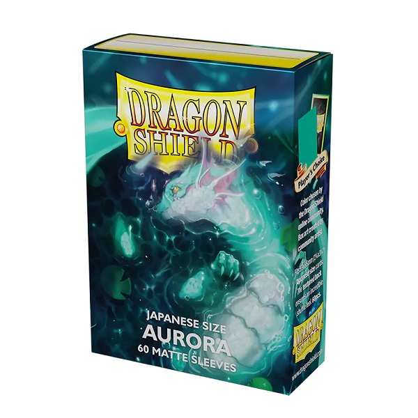 Dragon Shield Small Japanese Size Deck Protectors Matte: Aurora 60 Lommer Dragonshield Sleeves  At-11158