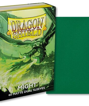 Dragon Shield Small Japanese Size Deck Protectors Matte Dual: Might 60 Lommer Dragonshield  Yugioh  Sleeves  At-15158