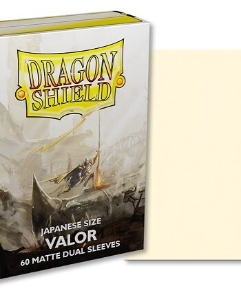 Dragon Shield Small Japanese Size Deck Protectors Matte Dual: Valor 60 Lommer Dragonshield  Yugioh  Sleeves  At-15159