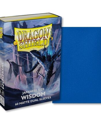 Dragon Shield Small Japanese Size Deck Protectors Matte Dual: Wisdom 60 Lommer Dragonshield  Yugioh  Sleeves  At-15157