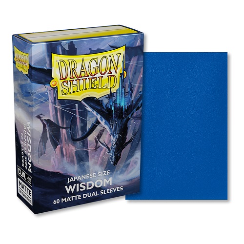 Dragon Shield Small Japanese Size Deck Protectors Matte Dual: Wisdom 60 Lommer Dragonshield  Yugioh  Sleeves  At-15157