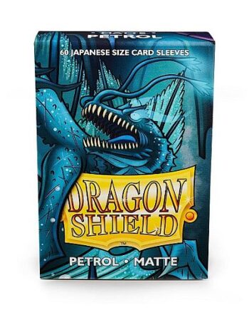 Dragon Shield Small Japanese Size Deck Protectors Matte: Petrol 60 Lommer Dragonshield  Yugioh  Sleeves  At-11120
