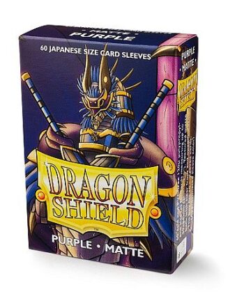 Dragon Shield Small Japanese Size Deck Protectors Matte: Purple  Lilla  60 Lommer Dragonshield  Yugioh  Sleeves  At-11109