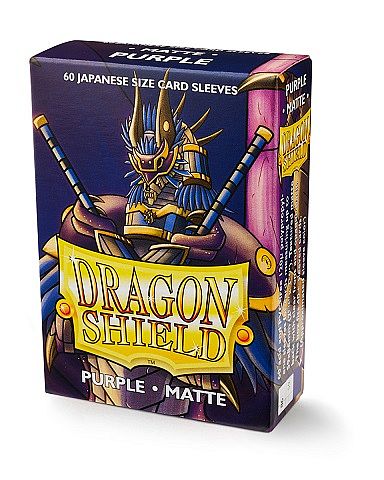 Dragon Shield Small Japanese Size Deck Protectors Matte: Purple  Lilla  60 Lommer Dragonshield  Yugioh  Sleeves  At-11109