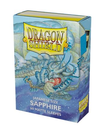 Dragon Shield Small Japanese Size Deck Protectors Matte: Sapphire 60 Lommer Dragonshield Sleeves  At-11128