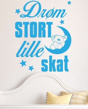 Drøm Stort Eget Navn Wallsticker