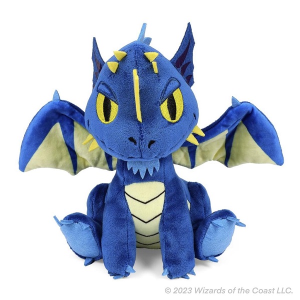 Dungeons   Dragons: Blue Dragon Kidrobot Phunny Plush Bamse 19cm