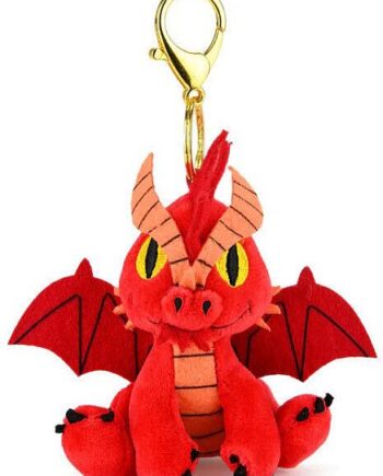 Dungeons   Dragons Red Dragon Kidrobot Phunny Plush Bamse Keyring Charm 7cm