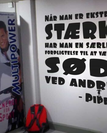 Ekstra Stærk Wallsticker