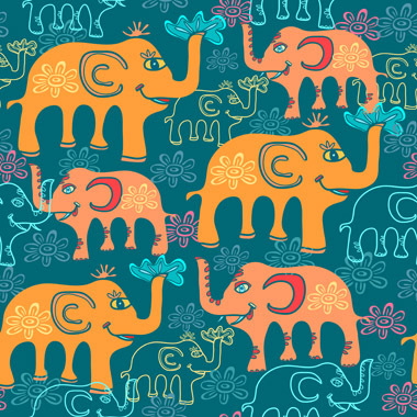 Elephants Af Illux Kids