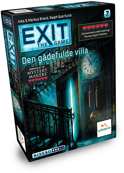 Exit: The Game  Dansk  Den   195 165 Defulde Villa  Escape Room Puzzle Game