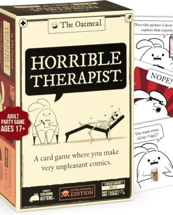 Exploding Kittens  Engelsk  Horrible Therapist Extra Horrible Edition