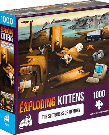 Exploding Kittens: Slothness Of Memory Puzzle  1000 Pieces