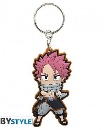 Fairy Tail Natsu Pvc Keychain     195 184 Glering