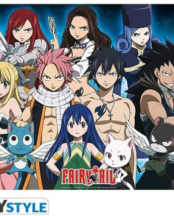 Fairy Tail  Quot Guild Group Quot  Poster Plakat 52x38cm