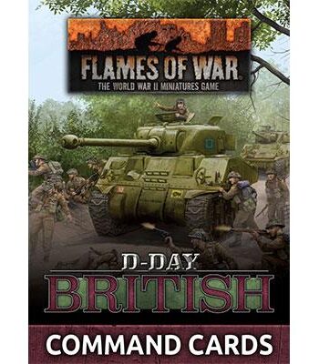 Flames Of War  Quot  -day British Quot  Command Cards  47 Cards
