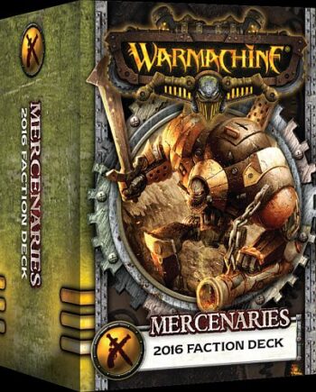 Forces Of Warmachine: 2016 Faction Deck Mk  Iii Mercenaries Color Stat Cards Pip-91109
