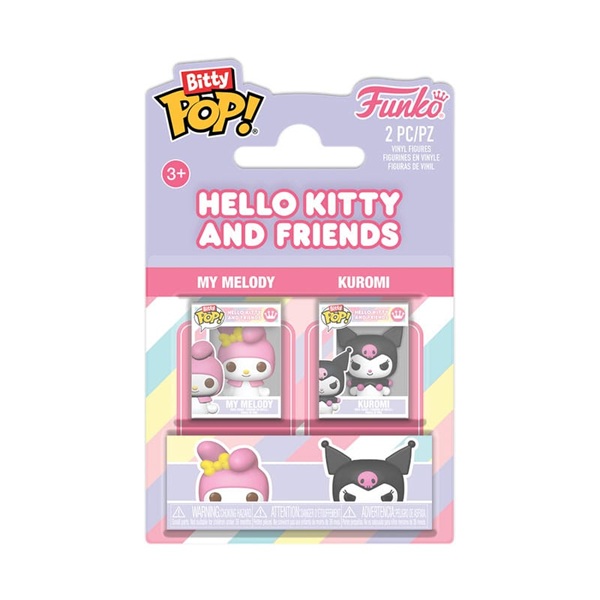 Funko Pocket Pop: Sanrio Hello Kitty And Friends Bitty My Melody Kuromi Vinyl Figure -pack 2cm