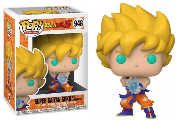 Funko Pop: Dragon Ball Super Saiyan Goku With Kamehameha Wave 948 Animation Vinyl Figure 9cm