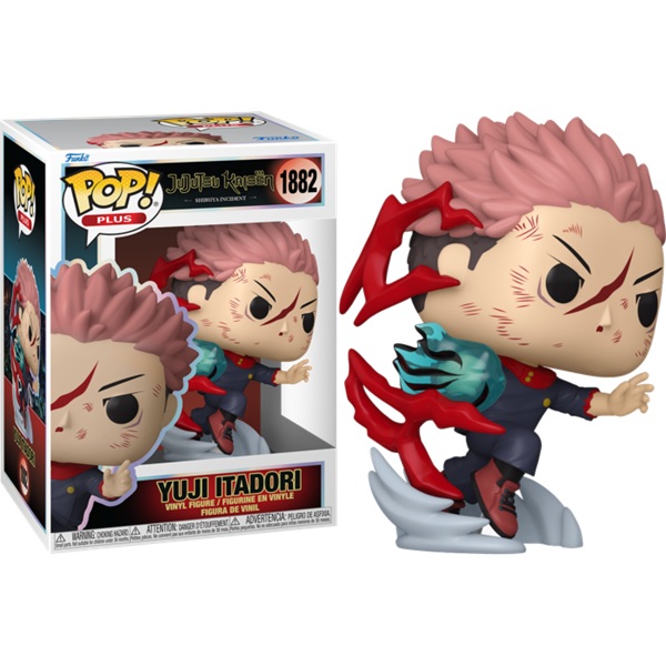 Funko Pop: Jujutsu Kaisen Yuji Itadori 1882 Animation Vinyl Figure 9cm