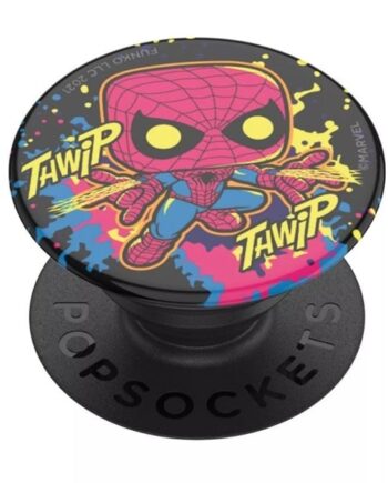 Funko Pop: Marvel Spiderman Swappable Grip For Phones   Tablets