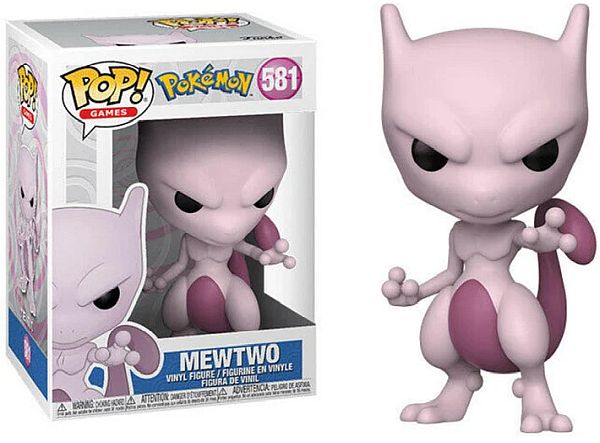 Funko Pop: Pokemon Mewtwo  581 Games Vinyl Figure 9cm