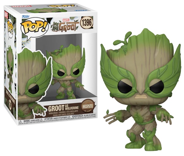 Funko Pop: We Are Groot Groot As Wolverine  1396 Vinyl Figure 9cm