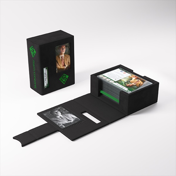 Gamegenic Deck Box: Arkham Horror: The Card Game: Deck Tome  New Edition : Green  Gr 195 184    Rogue