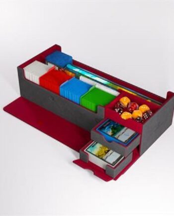 Gamegenic Deck Box: Cards  Lair 1000  Pro Convertible Gray  Gr 195 165 Red    195 184
