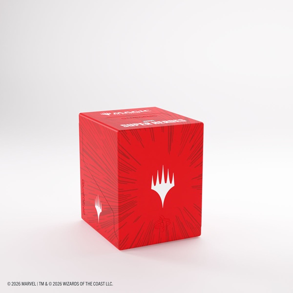 Gamegenic Deck Box: Magic: The Gathering Marvel Super Heroes Bastion 100    Comic Burst Red