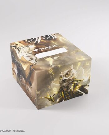 Gamegenic Deck Box: Magic: The Gathering Secrets Of Strixhaven Sideloading Soft Crate 100    Stirring Hopesinger Inkling Token