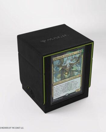 Gamegenic Deck Box: Magic: The Gathering Secrets Of Strixhaven Squire Plus 100    Black Green