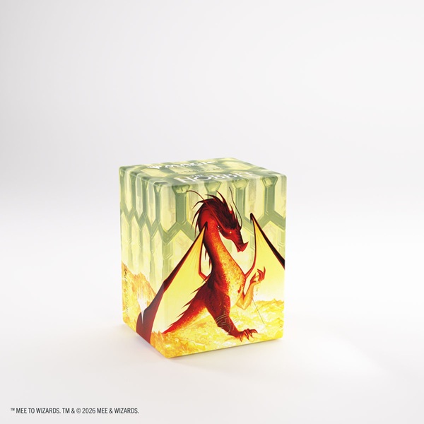 Gamegenic Deck Box: Magic: The Gathering The Hobbit Bastion 80    Smaug The Golden