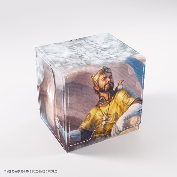 Gamegenic Deck Box: Magic: The Gathering The Hobbit Sidekick Pro 100    Bard  King Of Dale Smaug  Wicked Worm