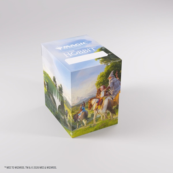 Gamegenic Deck Box: Magic: The Gathering The Hobbit Soft Crate 80  Leaving Hobbiton Troop Of Ponies