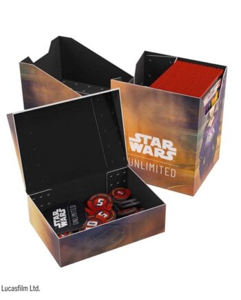 Gamegenic Deck Box: Star Wars: Unlimited Set  : Secrets Of Power Soft Crate Palpatine Padm 195 169