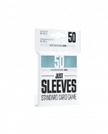 Gamegenic: Just Sleeves: Standard Card Game Size Clear  Transparent   50 Kortlommer