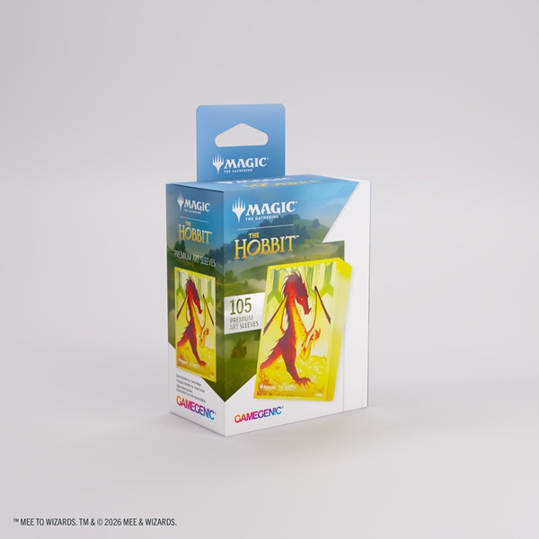 Gamegenic Magic: The Gathering The Hobbit Premium Art Sleeves Smaug The Golden  105 Kortlommer