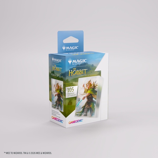 Gamegenic Magic: The Gathering The Hobbit Premium Art Sleeves Thranduil  Sindarin Liege  105 Kortlommer