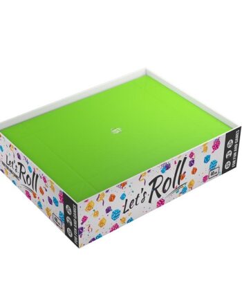Gamegenic Magnetic Dice Tray Rectangular: Black Green