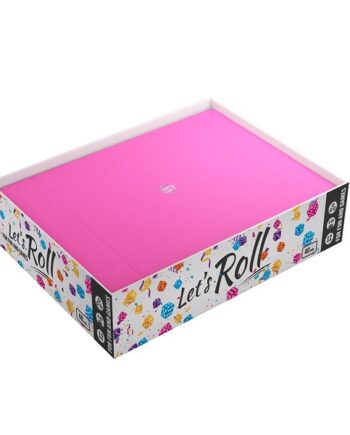 Gamegenic Magnetic Dice Tray Rectangular: Black Pink