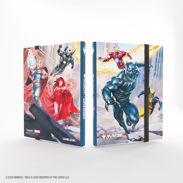 Gamegenic Mappe: Magic: The Gathering Marvel Super Heroes Casual Album 18-pocket  Holder 360 Kort  Marvel Super Heroes