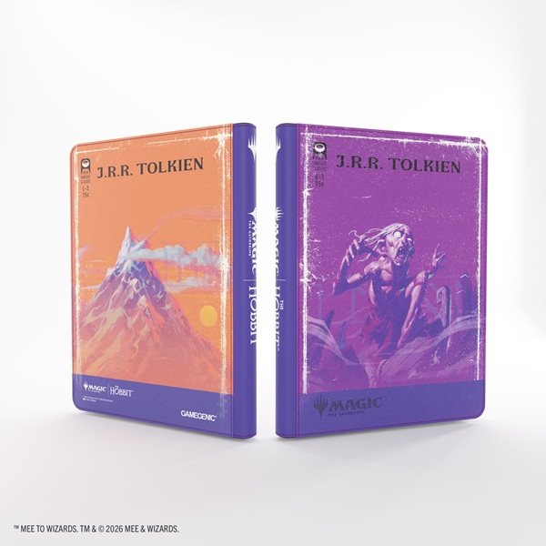 Gamegenic Mappe: Magic: The Gathering The Hobbit Zip-up Album 18-pocket  Holder 360 Kort  Gollum  Riddle Master The Lonely Mountain